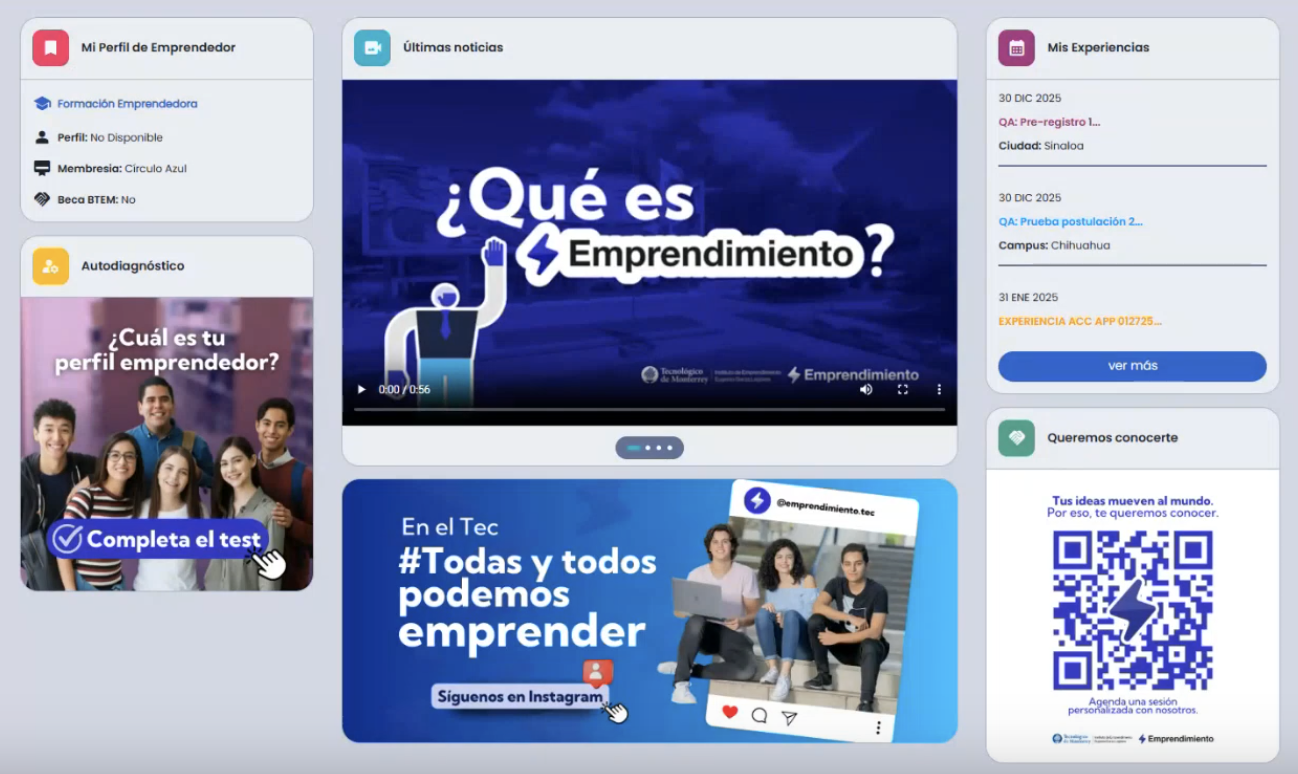 Recorrido de Vista y Funcionalidades
